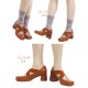 Iris Corolla Releve Cross Strap Mary Jane Shoes II(Reservation/6 Colours/Full Payment Without Shipping)